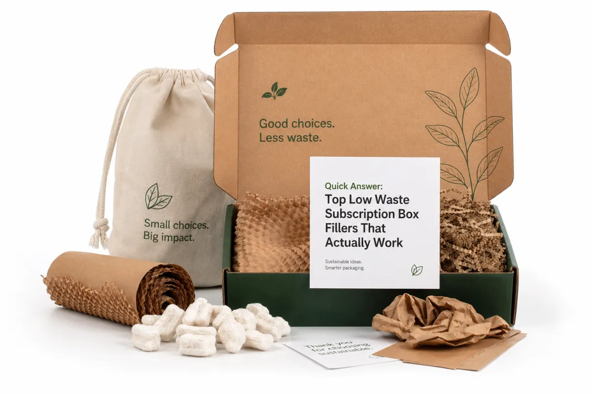 Low Waste Subscription Box Fillers Work