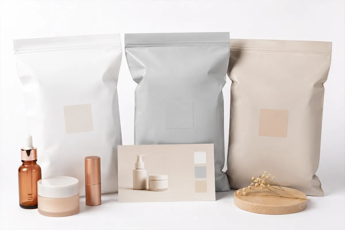 Compare Matte Poly Mailers for Cosmetics