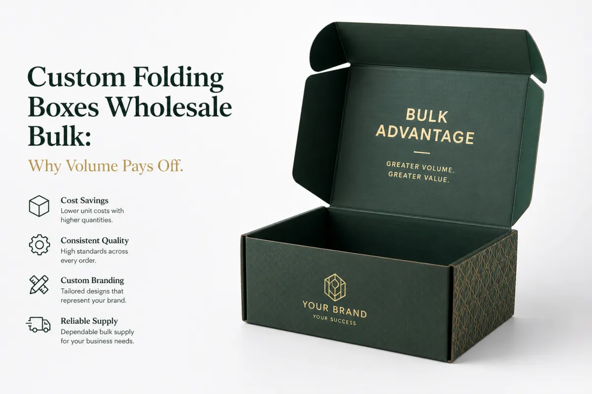 Custom Folding Boxes Wholesale Bulk for Packaging Needs