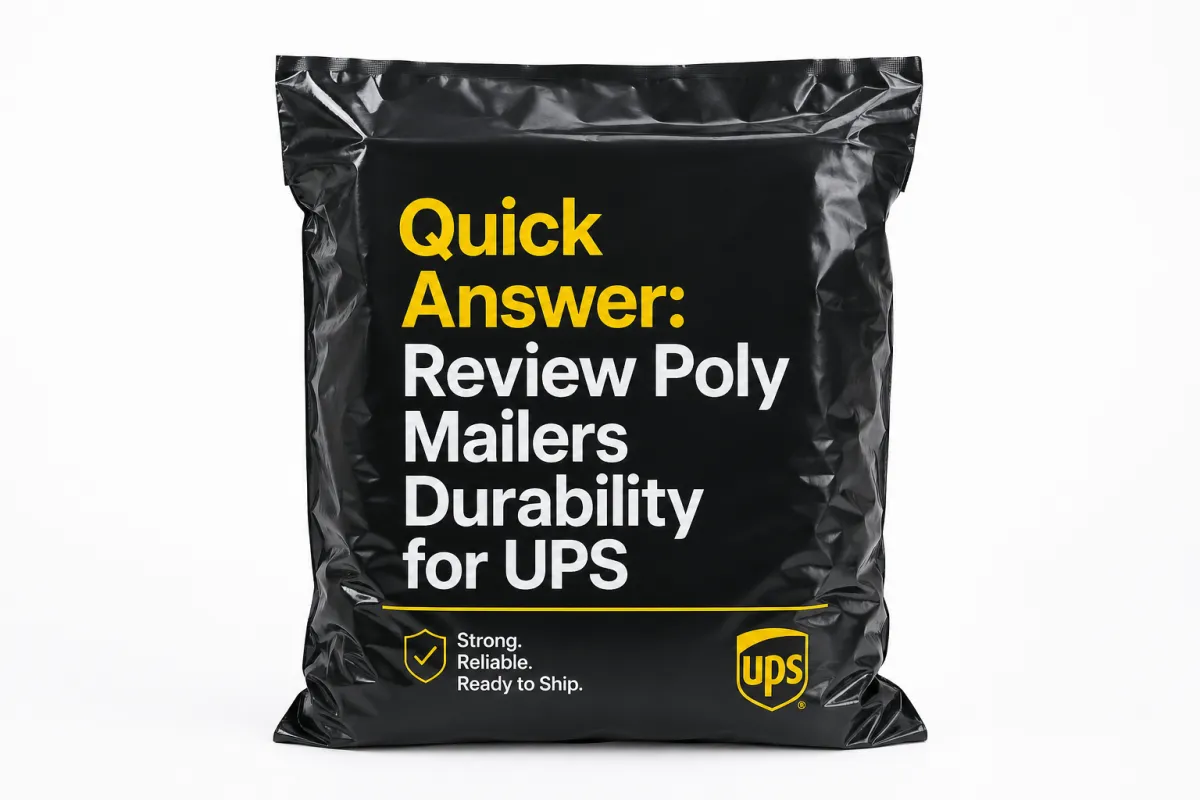 Poly Mailers Durability for Ups Options