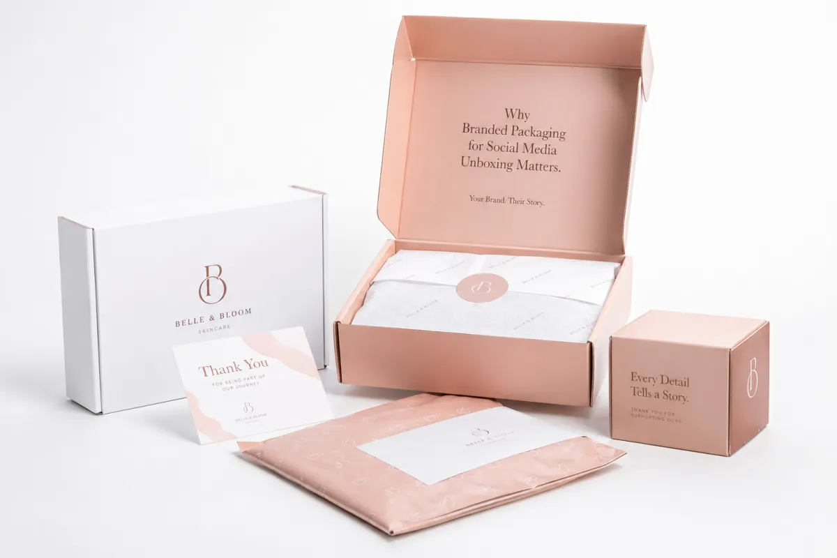 Branded Packaging for Social Media Unboxing Buyer Review