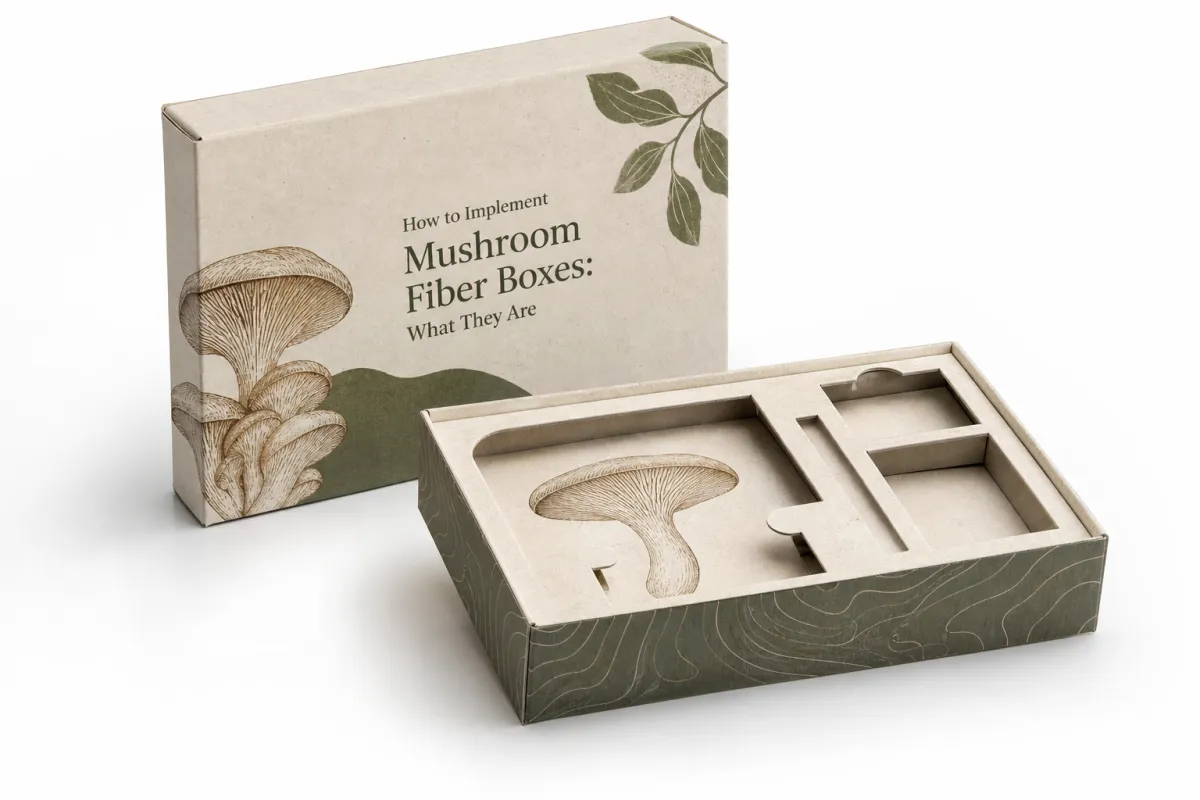 Implement Mushroom Fiber Boxes for Packaging
