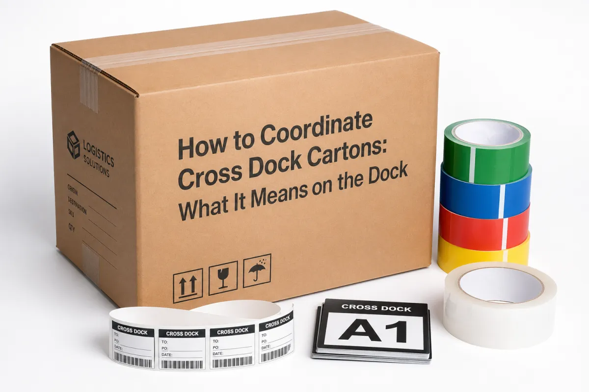 Coordinate Cross Dock Cartons: Structure, Print Proof