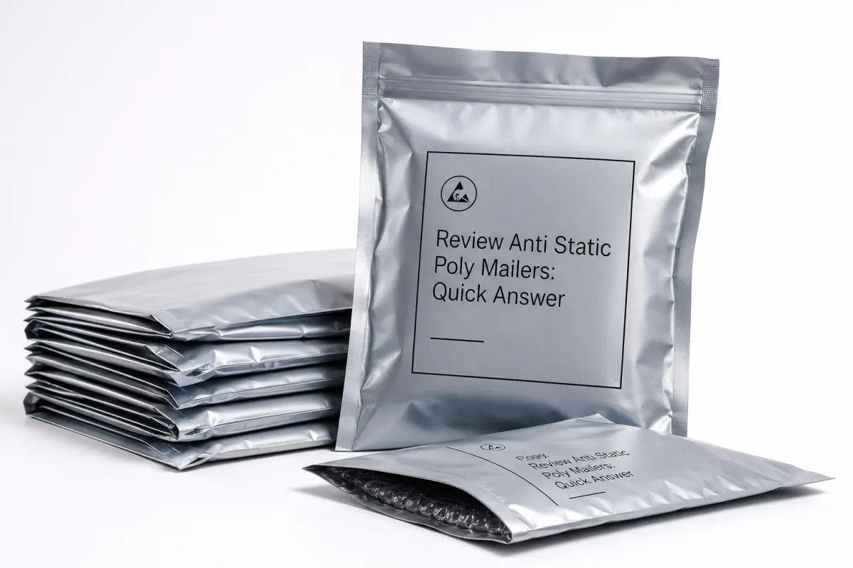 Anti Static Poly Mailers and Tests