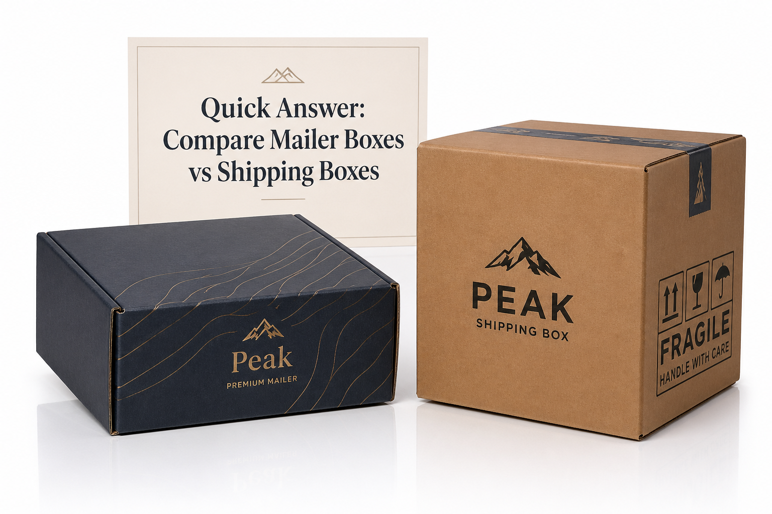 Compare Mailer Boxes vs Shipping Boxes: Which Wins?