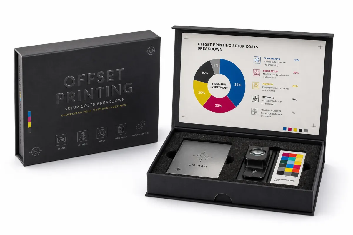Offset printing setup costs breakdown: pricing factors