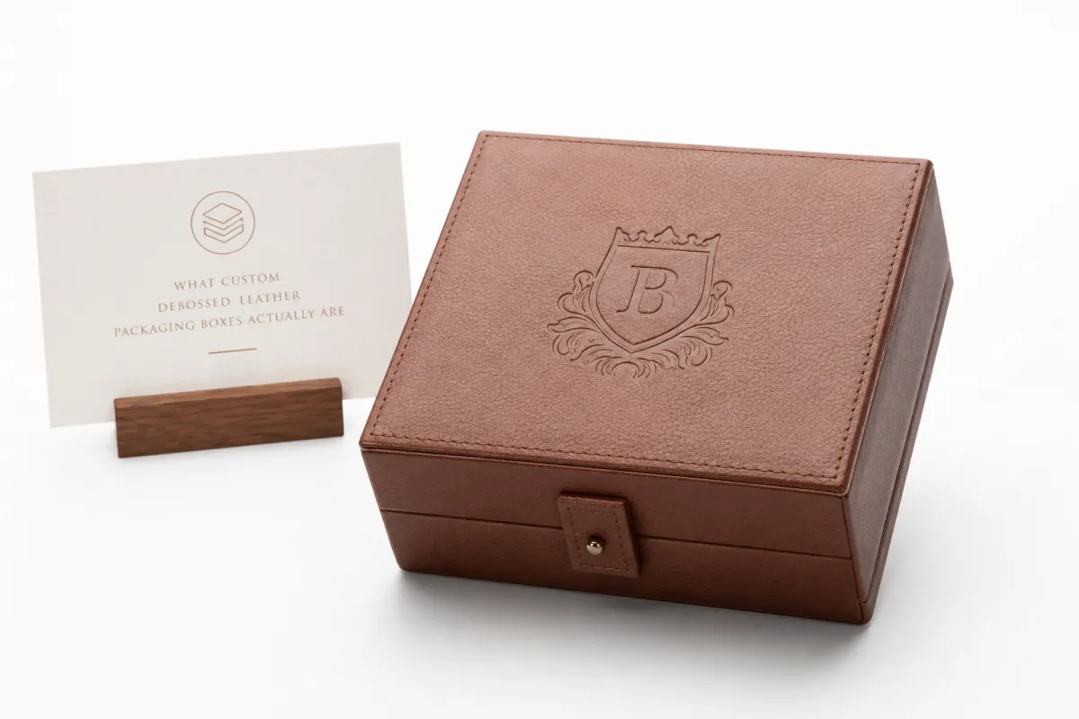 Custom Debossed Leather Packaging Boxes: Buying Basics