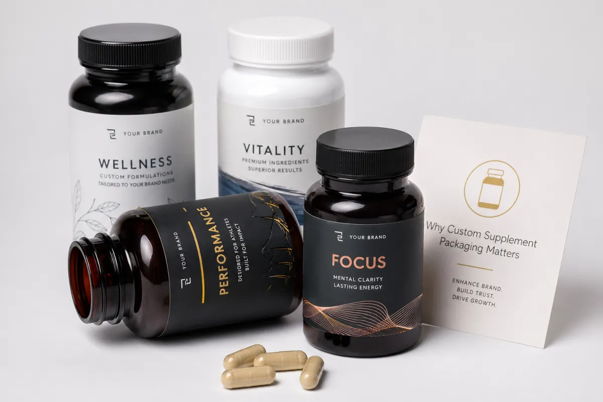 Supplement Packaging Bottles Custom Wholesale: Buying