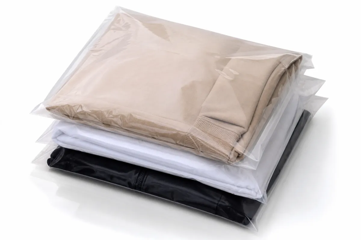 Custom Plastic Envelopes for Apparel