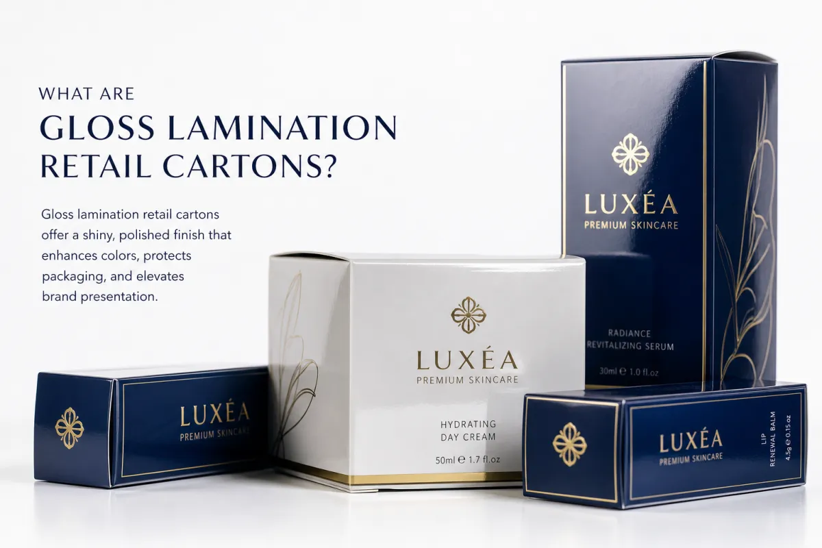 Gloss Lamination Retail Cartons