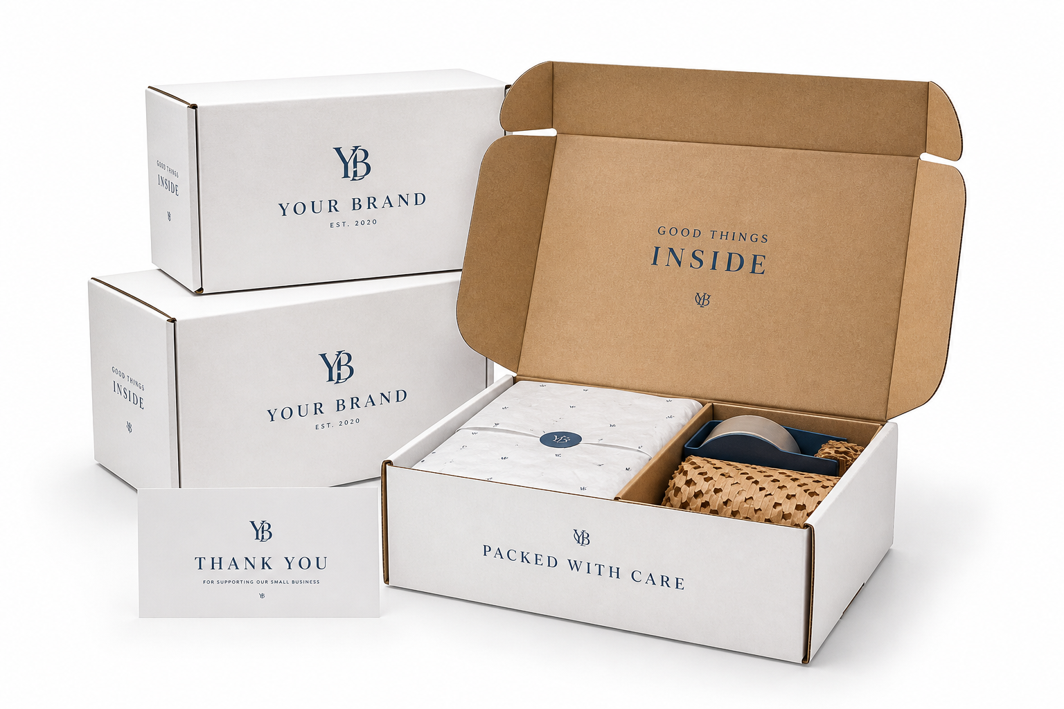 Branded Shipping Boxes Supplier: Board, Finish, Dieline, and Unit Cost