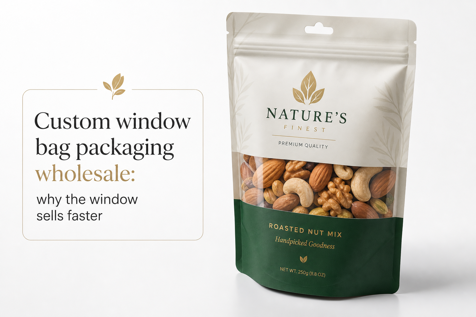 Custom Window Bag Packaging Wholesale Pricing and MOQ