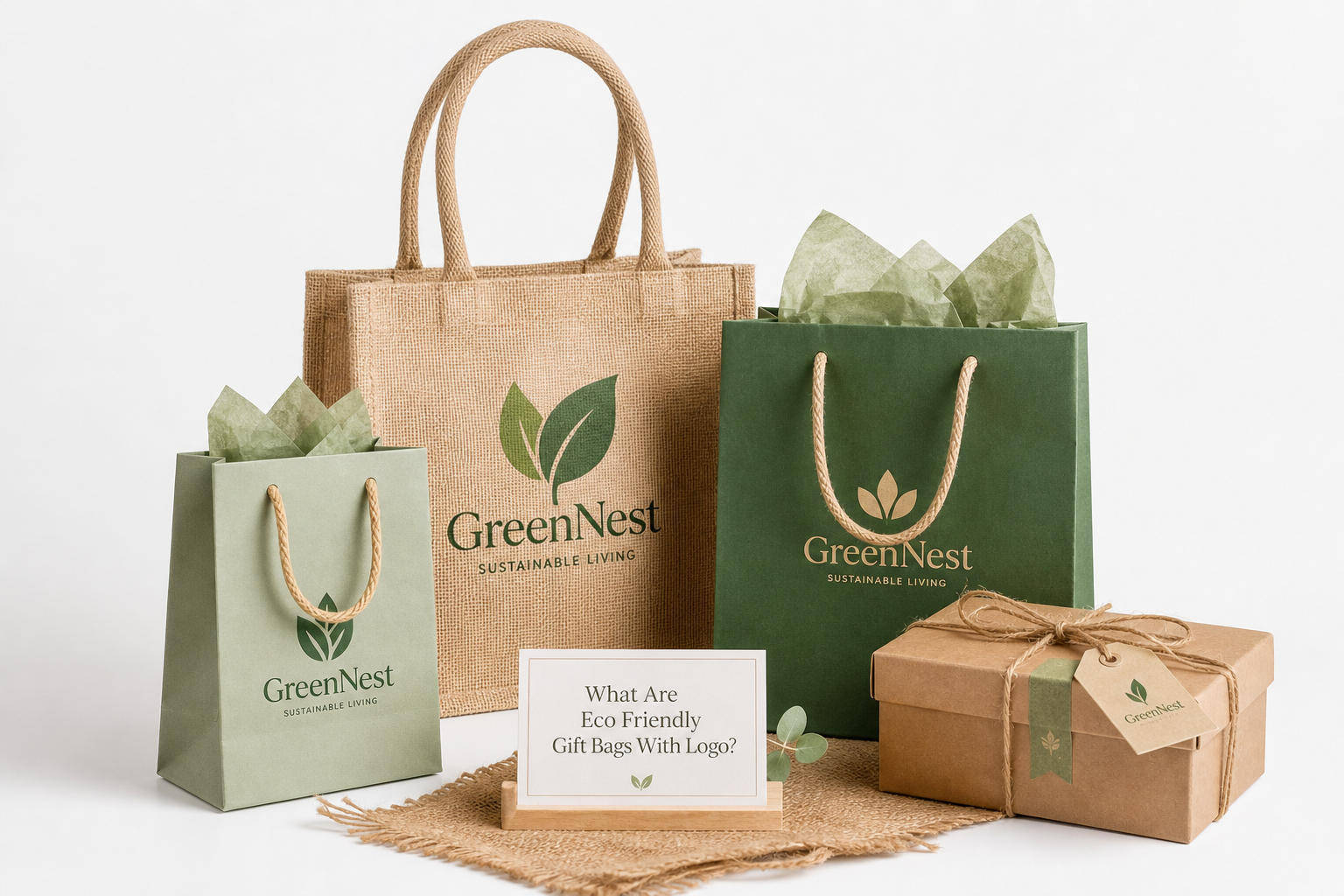 Eco Friendly Gift Bags with Logo: Film, Print, MOQ, and Carton Packing