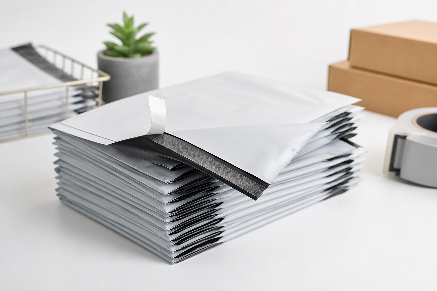 Order Poly Mailers With Peel Seal Strips for Shipping