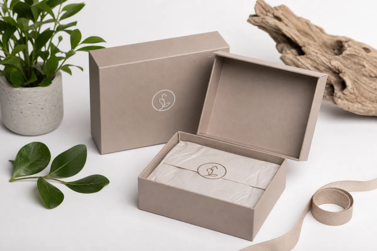 Recycled Rigid Gift Boxes with Logo