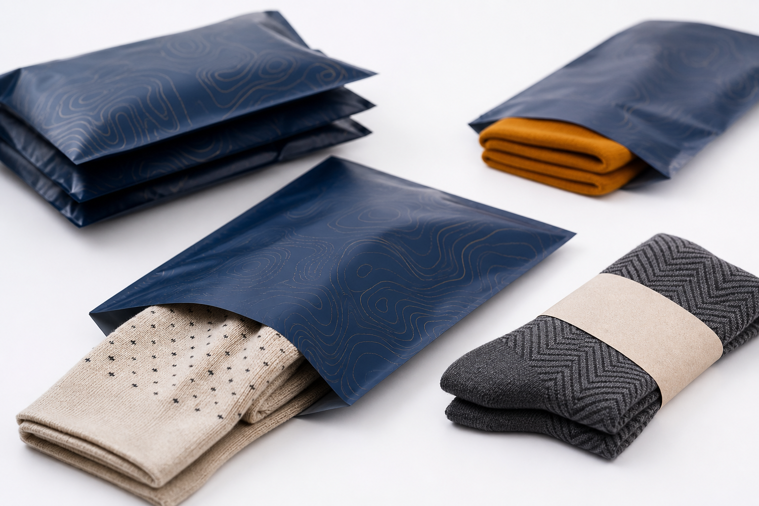 Custom Poly Mailers for Socks: Fit, Cost, and Process