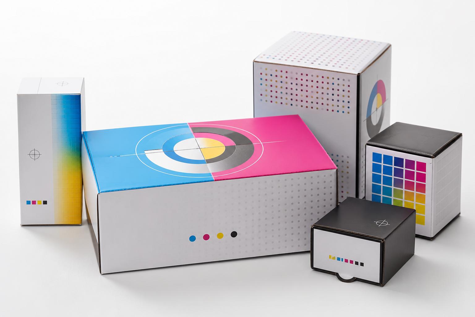 Cmyk Printed Boxes Wholesale: Board, Finish, Dieline, and Unit Cost