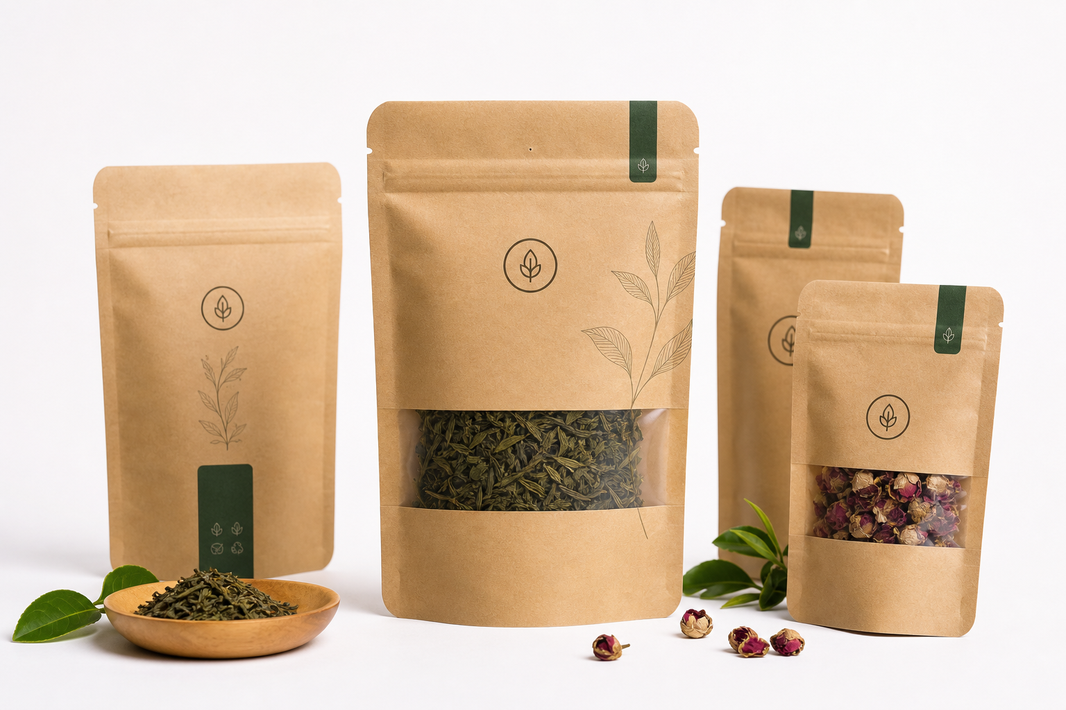 Custom Kraft Pouches Wholesale: Pricing, Specs, and MOQ