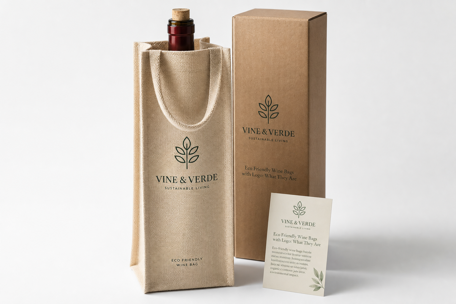 Eco Friendly Wine Bags with Logo for Brands and Gifts