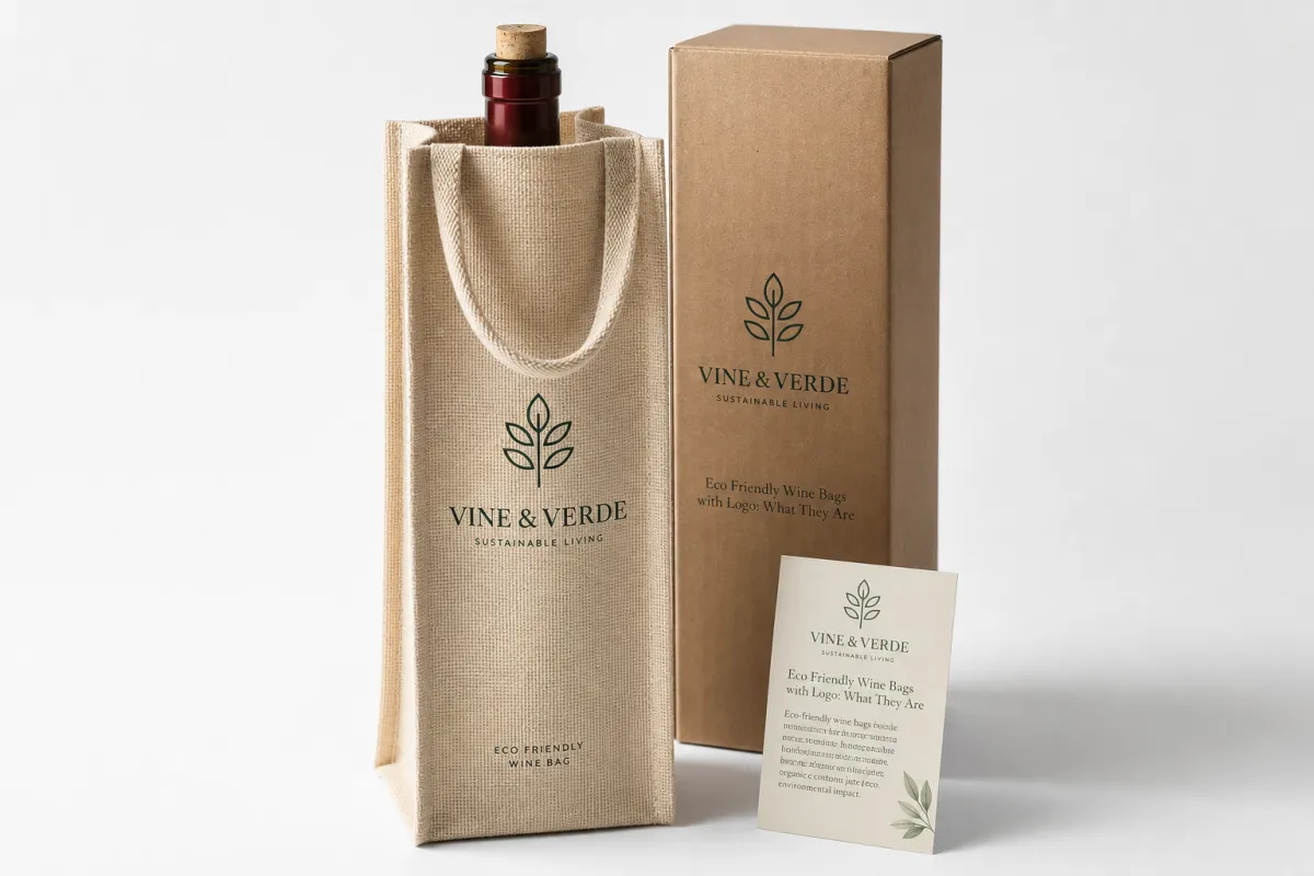 Eco Friendly Wine Bags with Logo for Brands and Gifts