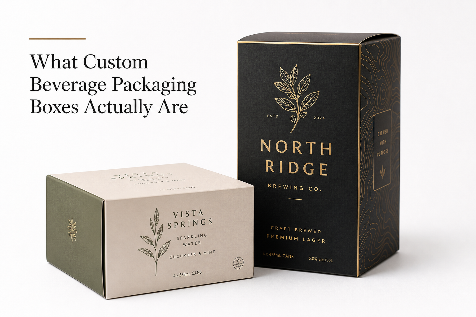 Custom Beverage Packaging Boxes: Design, Cost, and Fit