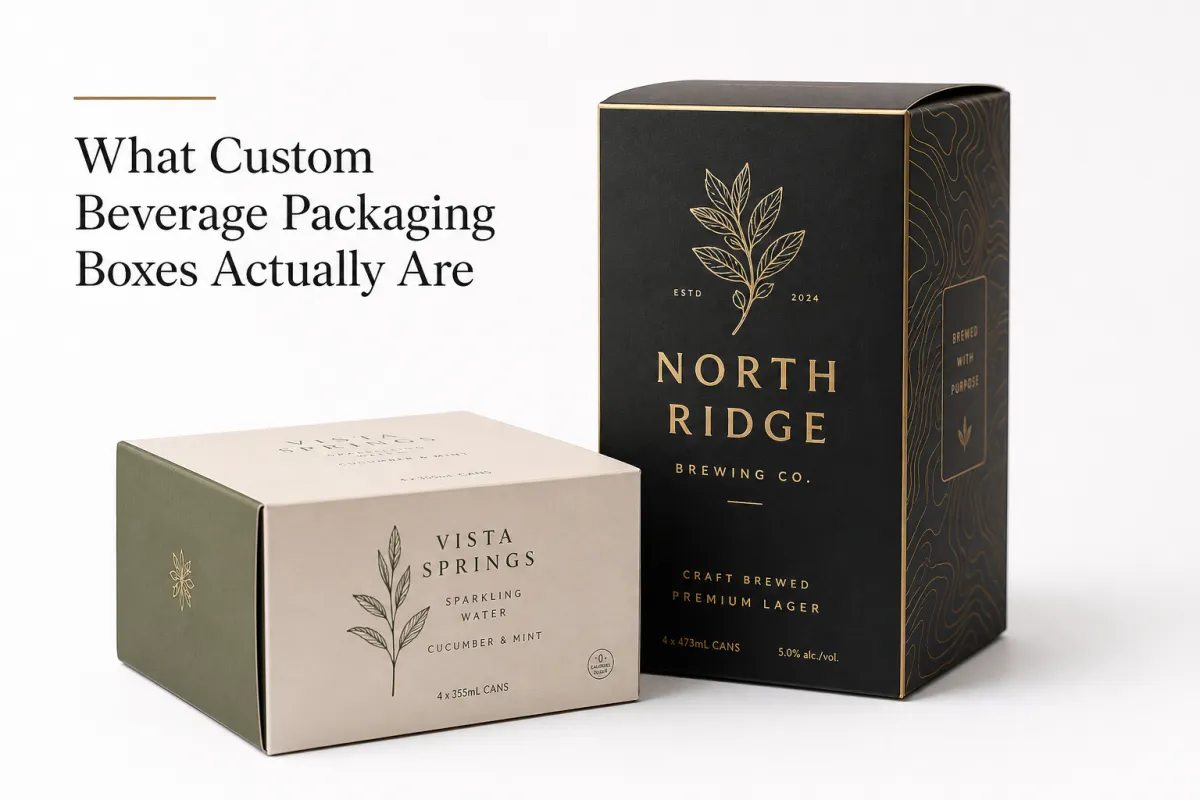 Custom Beverage Packaging Boxes: Design, Cost, and Fit