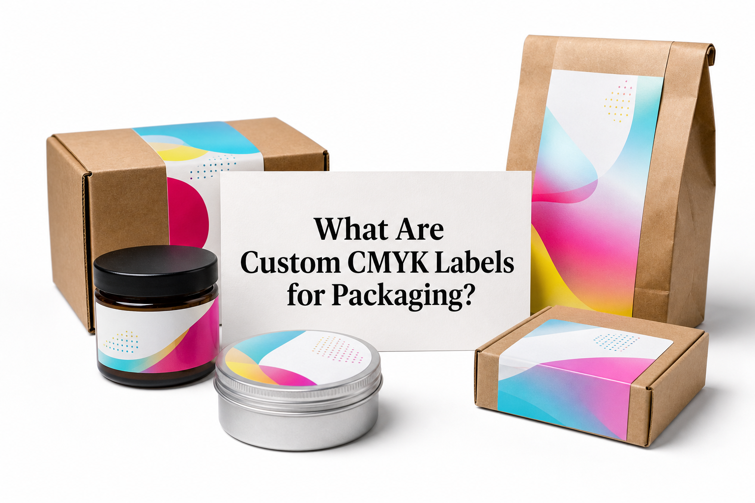 Custom Cmyk Labels for Packaging: Material, Adhesive, Artwork, and MOQ