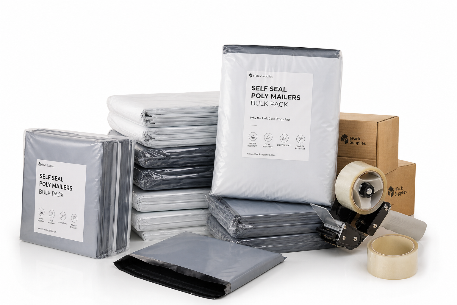 Self Seal Poly Mailers Bulk: Specs, Pricing & MOQ Options