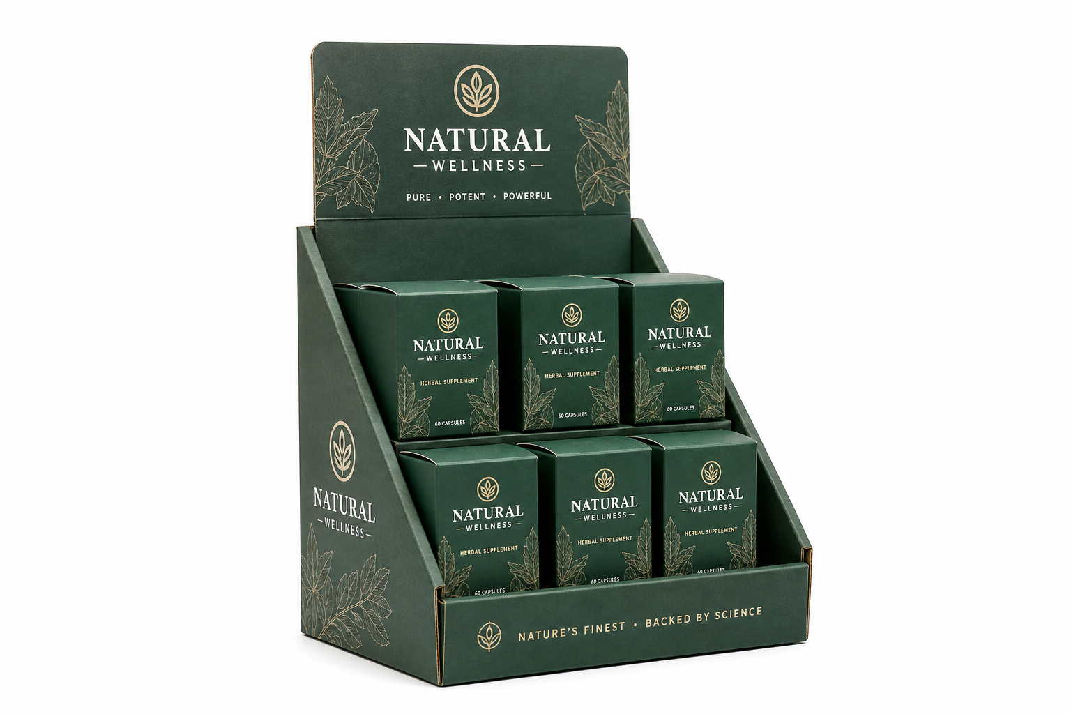 Printed Retail Display Boxes with Logo: Board, Finish, Dieline, and Unit Cost