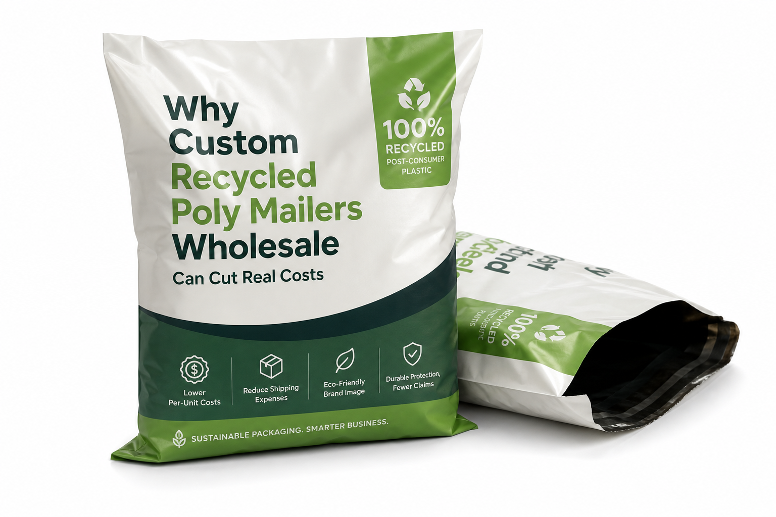 Custom Recycled Poly Mailers Wholesale: Film, Print, MOQ, and Carton Packing