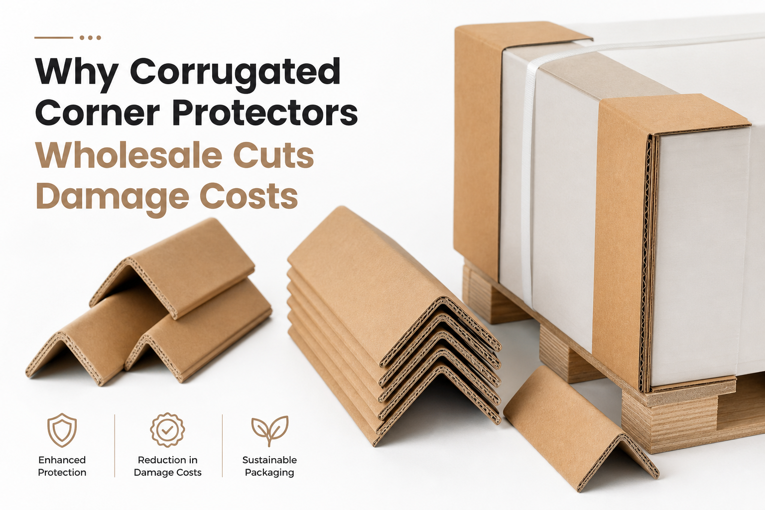 Corrugated Corner Protectors Wholesale for Shipping Teams