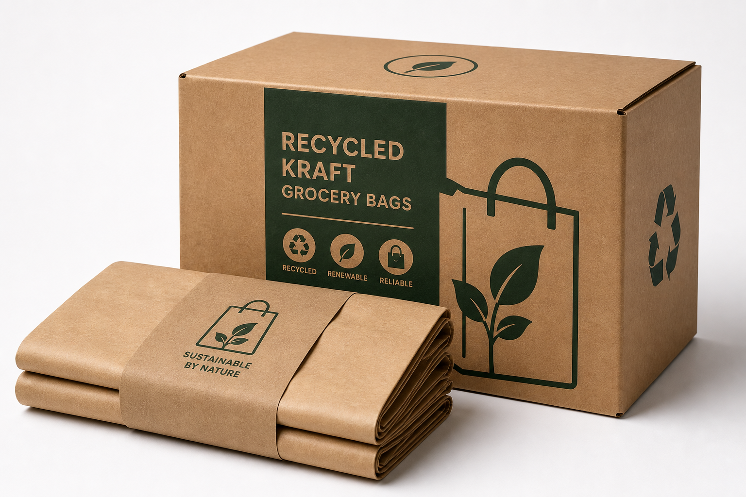 Recycled Kraft Grocery Bags Supplier: Pricing, Specs