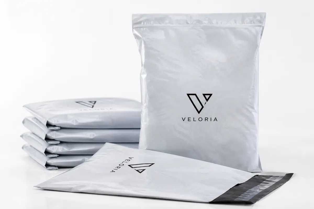 Laminated Poly Mailers with Logo
