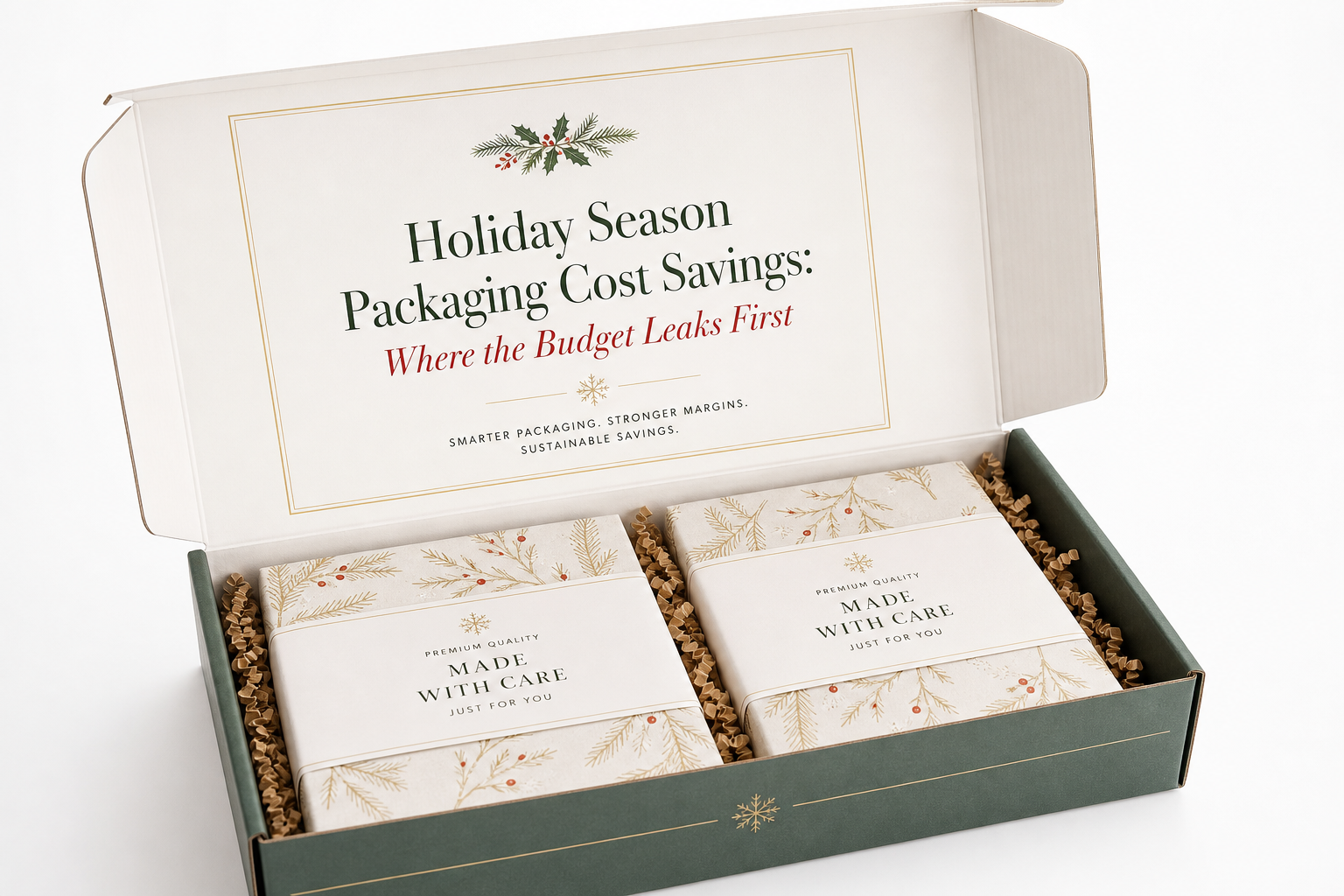 Holiday Season Packaging Cost Savings for Brands: Material, Print, Proofing, and Reorder Risk