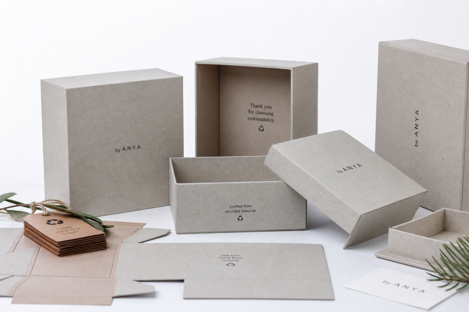 Recycled Rigid Boxes Manufacturer: Board, Finish, Dieline, and Unit Cost