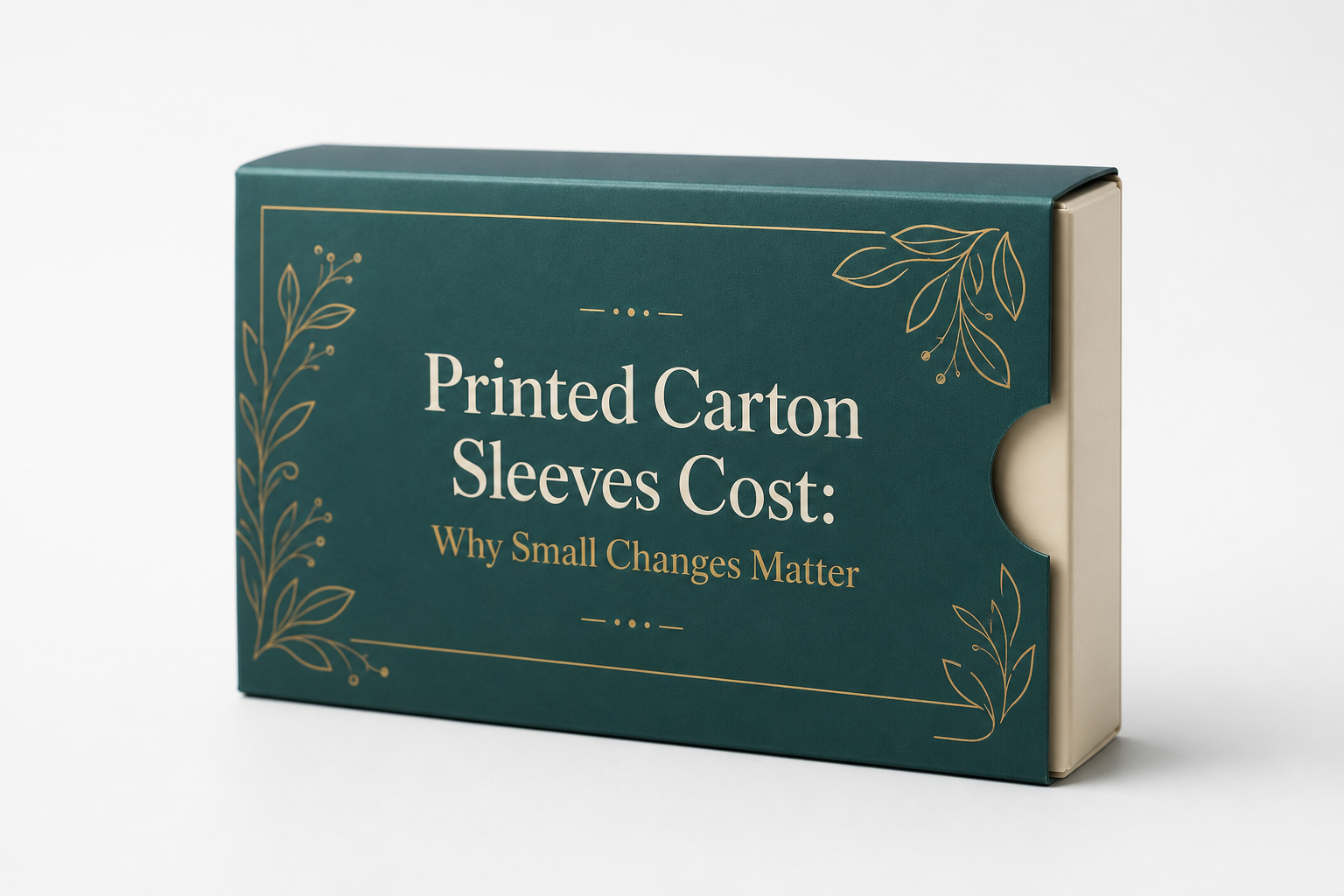 Printed Carton Sleeves Cost: Pricing, Specs, and MOQ