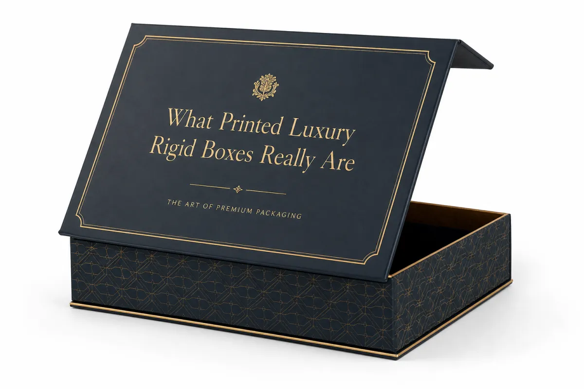 Printed Luxury Rigid Boxes: Design, Cost, and Process