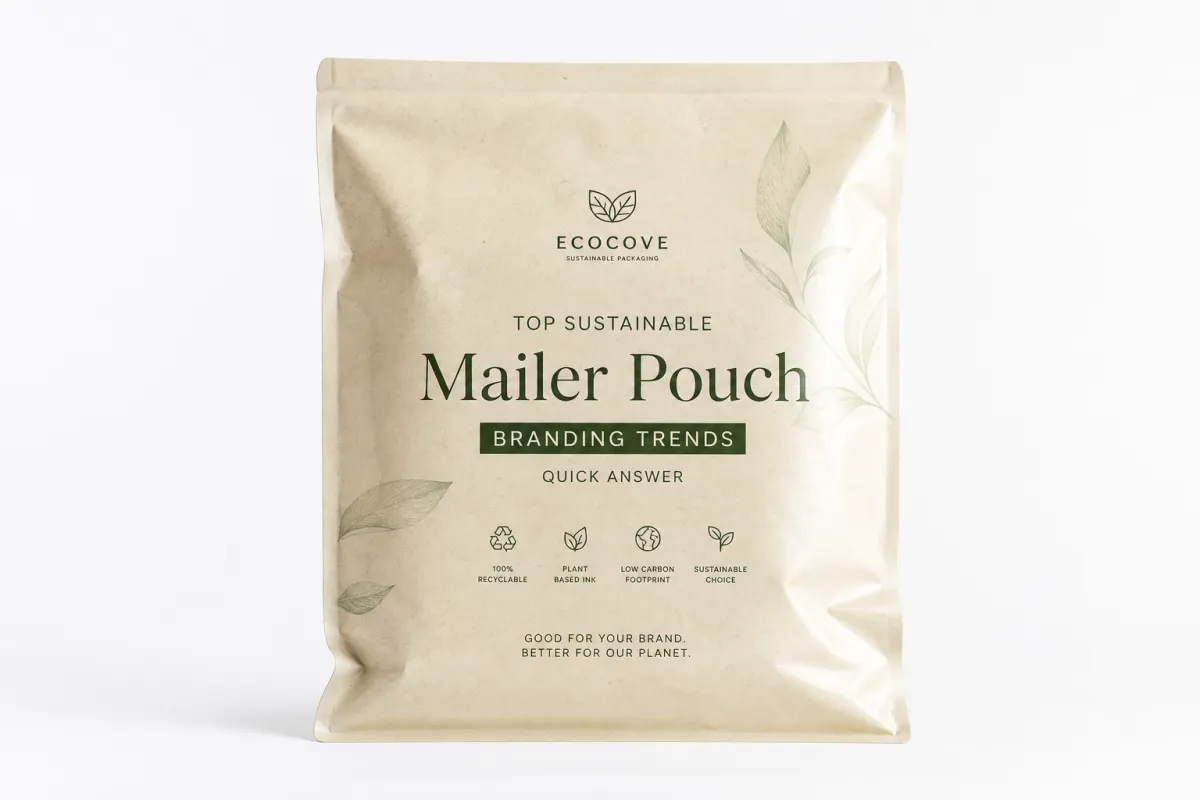 Sustainable Mailer Pouch Branding Work
