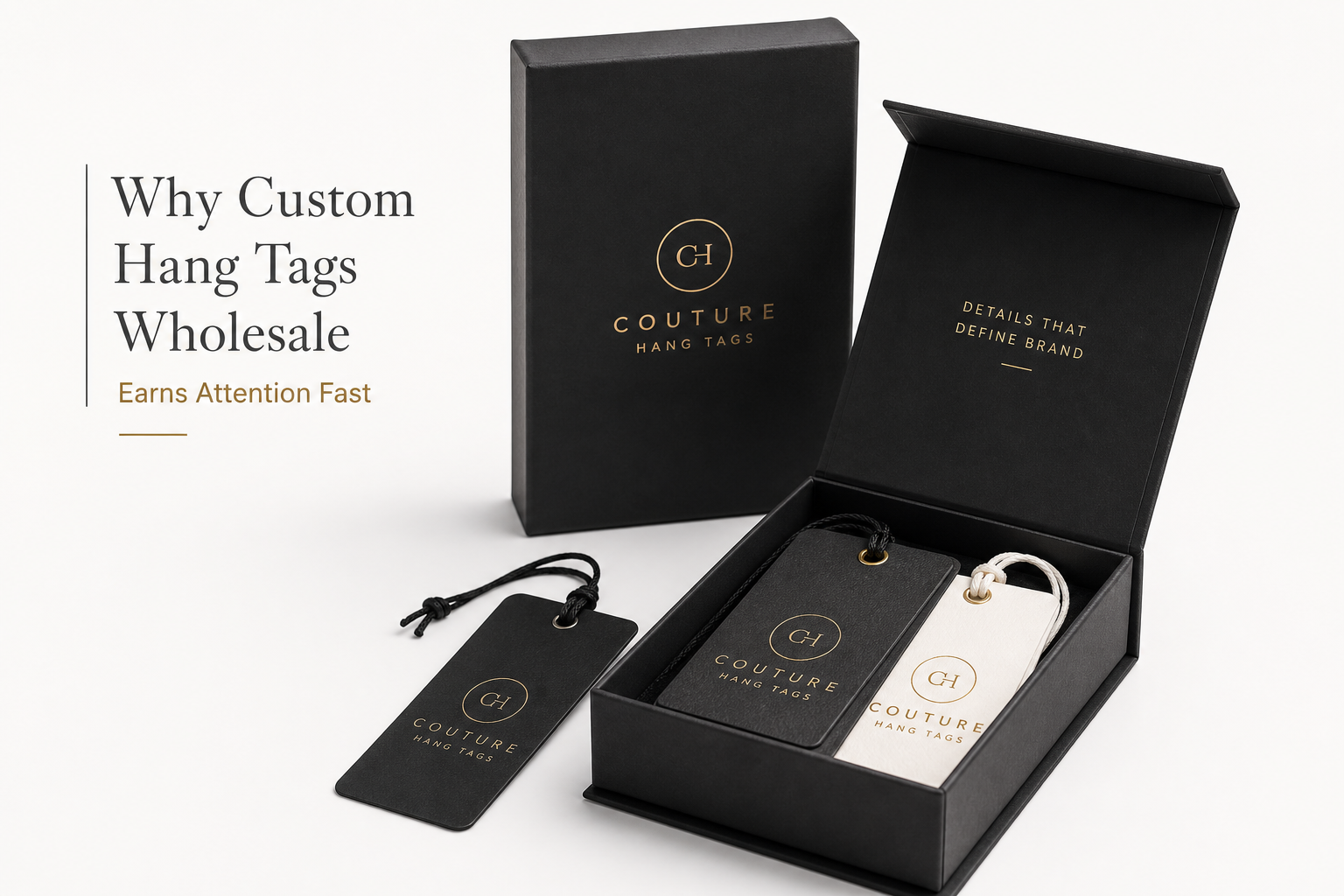 Custom Hang Tags Wholesale for Retail Packaging Needs