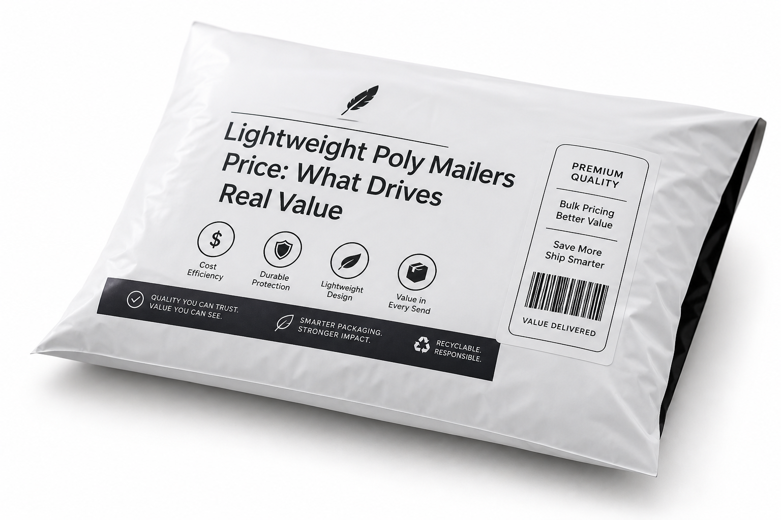 Lightweight Poly Mailers Price: Film, Print, MOQ, and Carton Packing