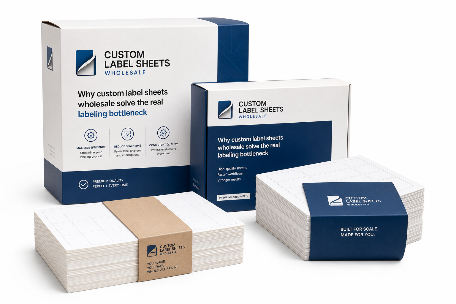 Custom Label Sheets Wholesale for Brands That Scale