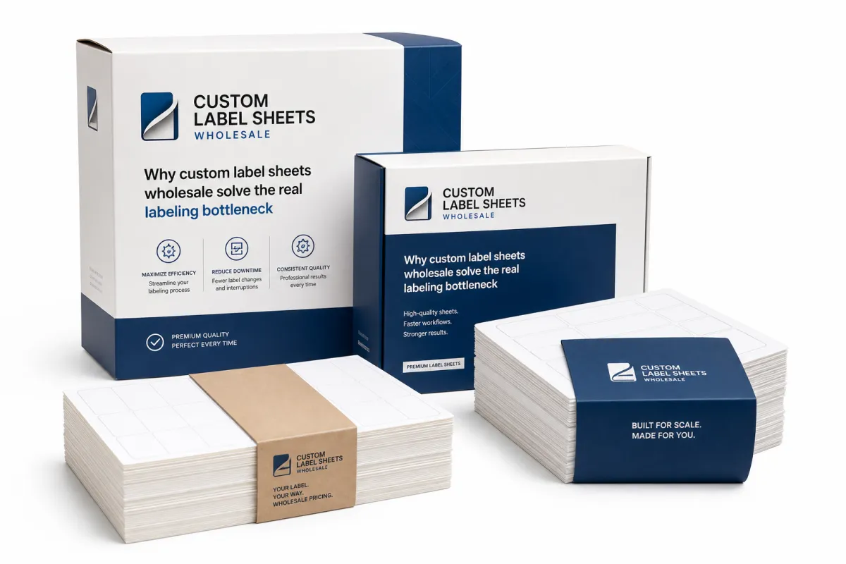 Custom Label Sheets Wholesale for Brands That Scale