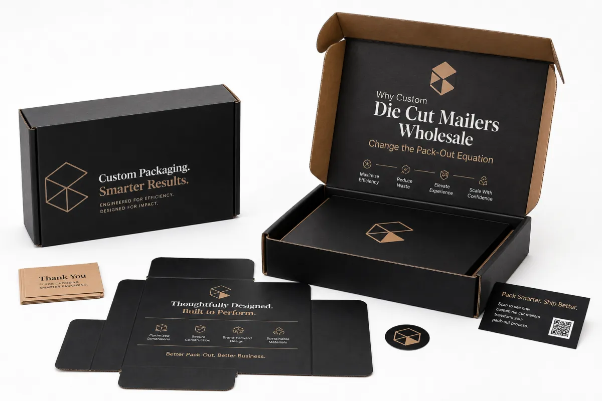 Custom Die Cut Mailers Wholesale for Better Branding