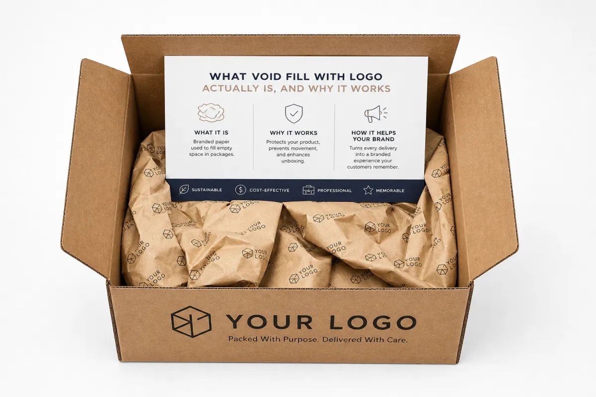 Void Fill with Logo: Artwork Proof, Packing Count, and