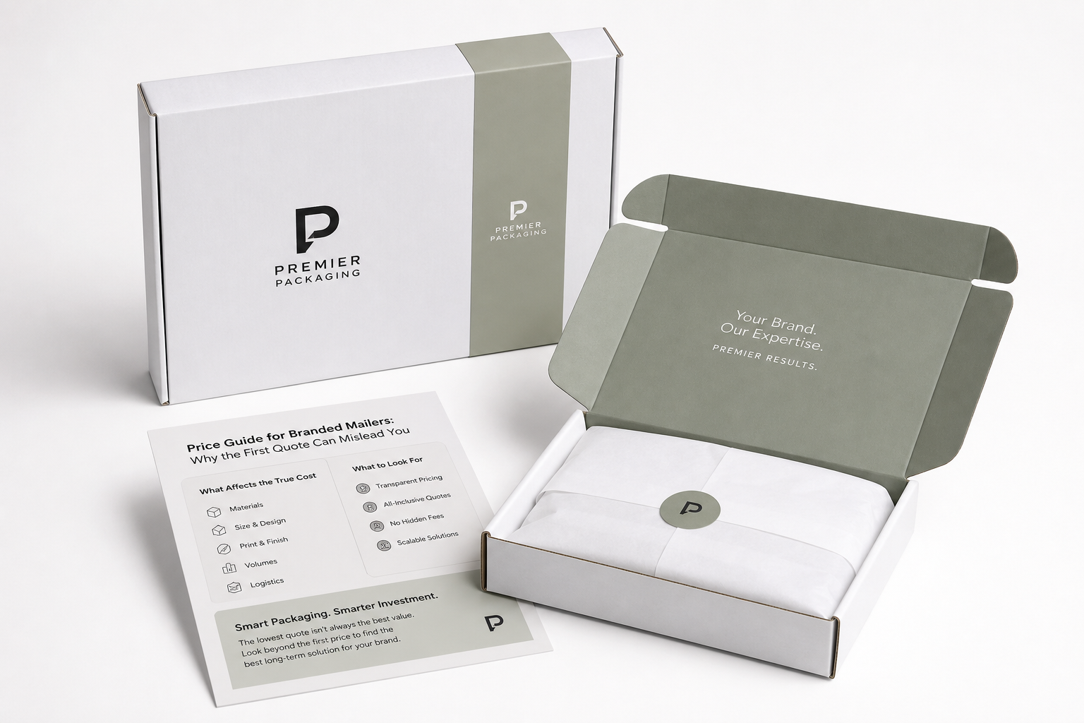 Price for Branded Mailers: Film, Print, MOQ, and Carton Packing