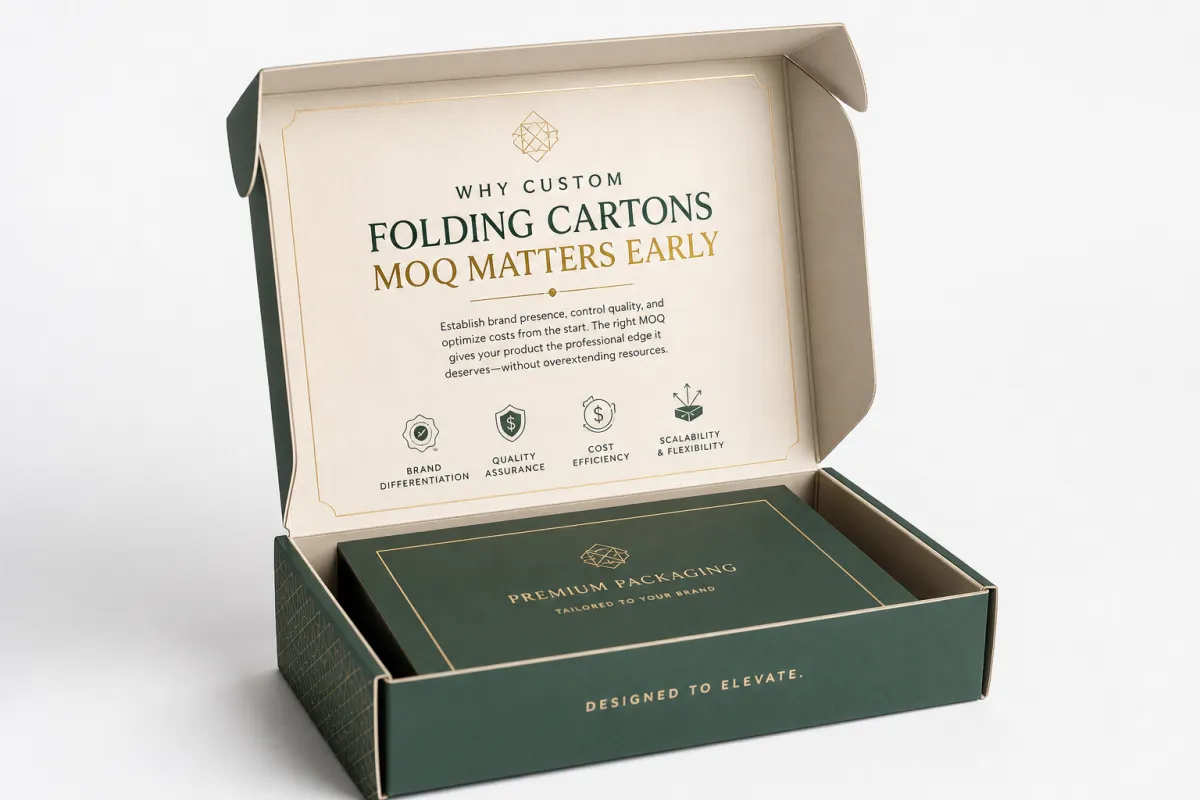 Custom Folding Cartons MOQ: Pricing, Specs, and Setup