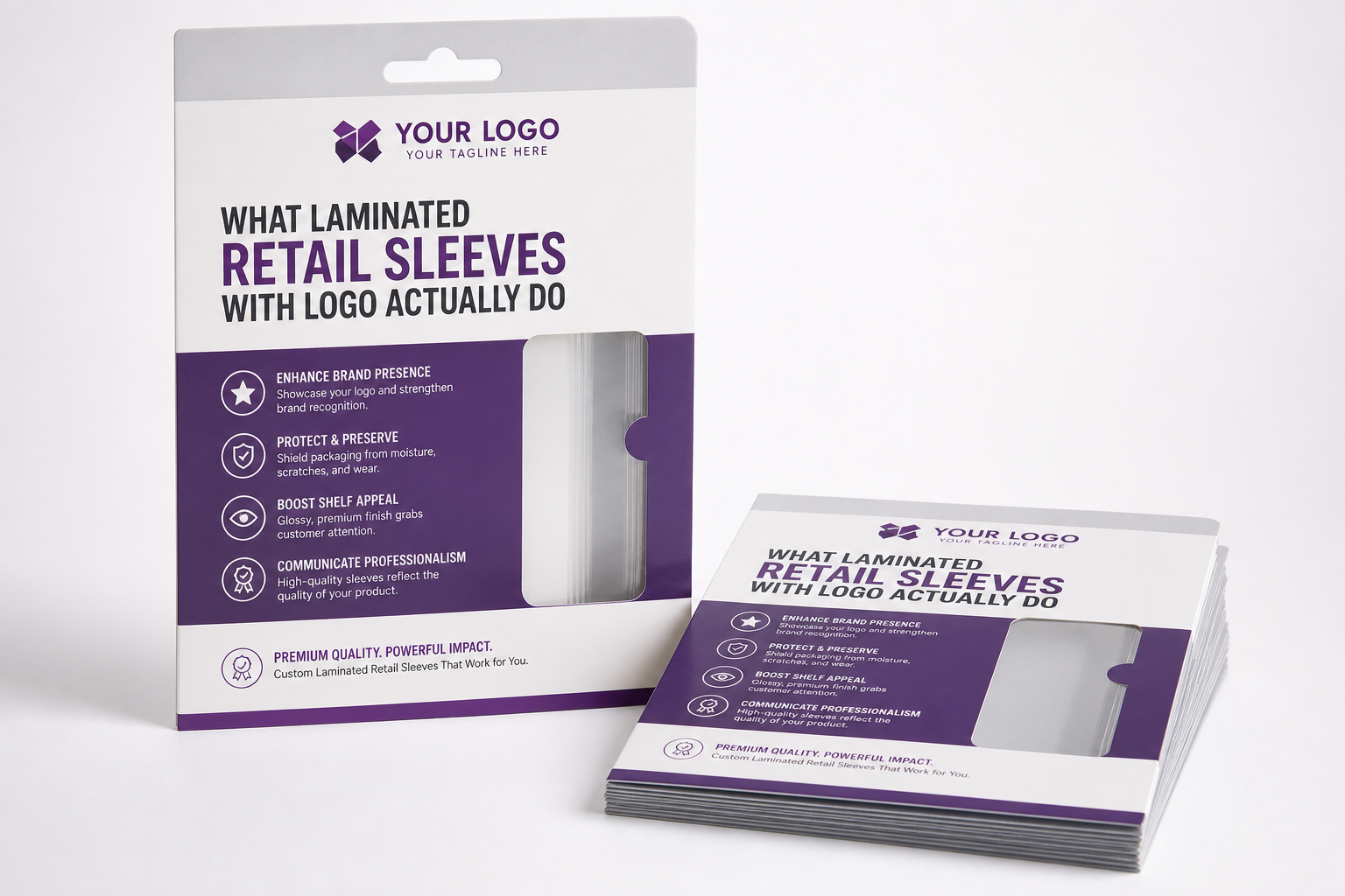 Laminated Retail Sleeves with Logo: Material, Print, Proofing, and Reorder Risk