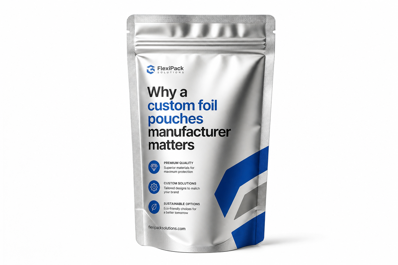 Custom Foil Pouches Manufacturer: Film, Print, MOQ, and Carton Packing