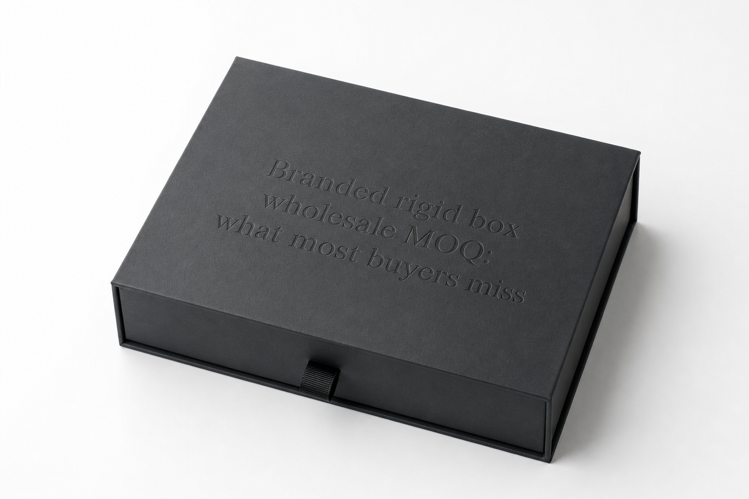 Branded Rigid Box Wholesale MOQ: Pricing and Lead Times