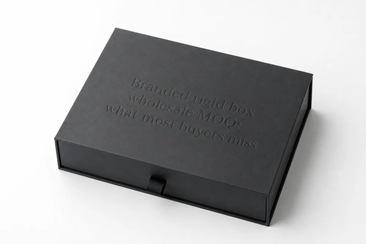 Branded Rigid Box Wholesale MOQ: Pricing and Lead Times